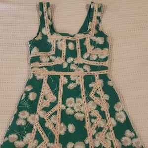 Kelly Green Anthropoligie/maeve Dress